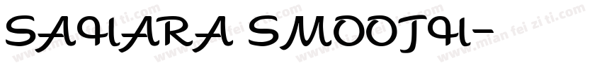 SAHARA SMOOTH字体转换